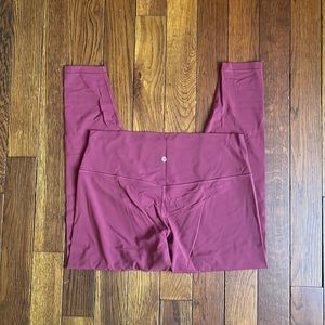 Lululemon Align legging size 16 Wine color